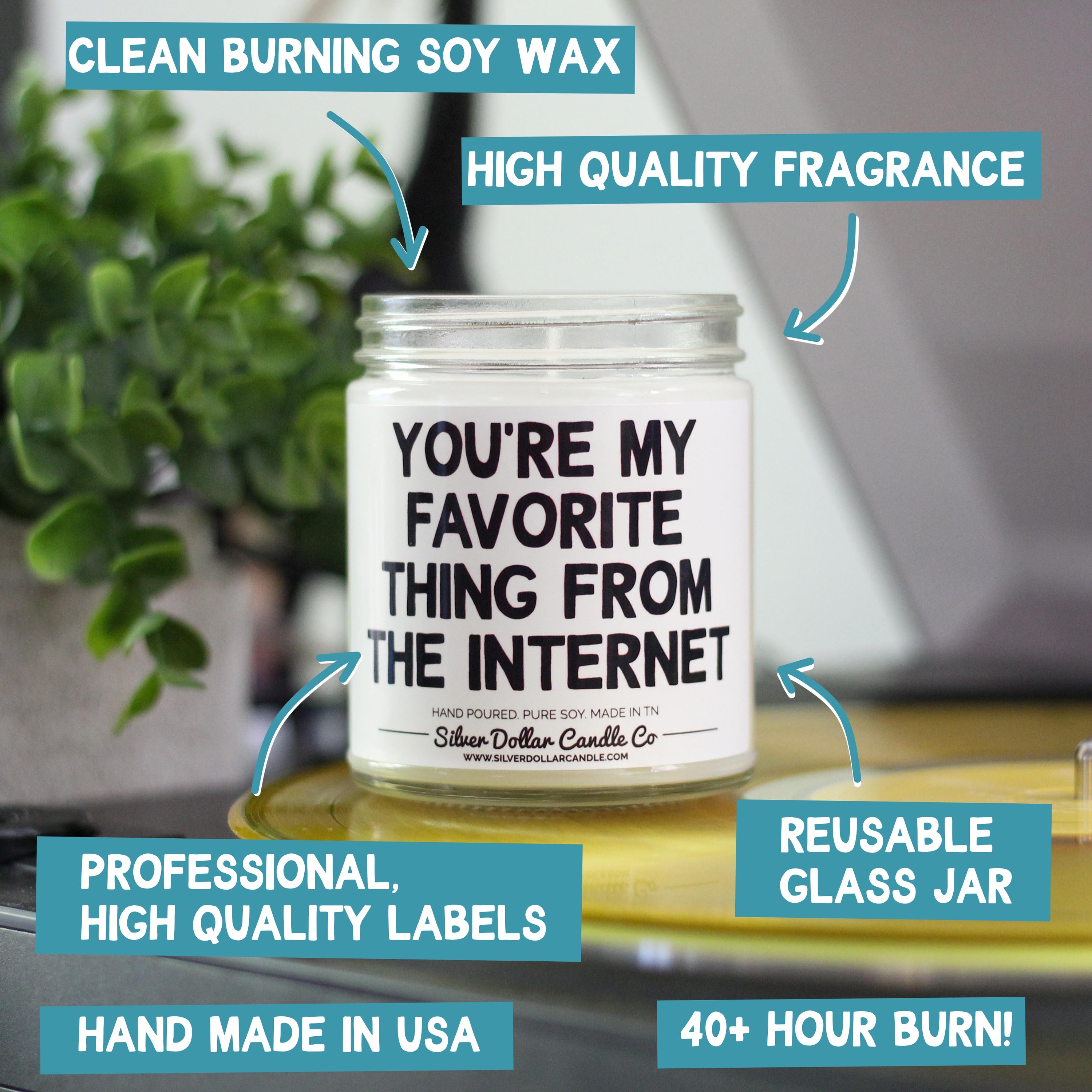 'I'd Burn This Place Down' Funny Office/Coworker Candle - 9/16oz 100%