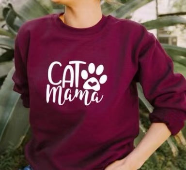 CAT MAMA Sweater Gift For Cats Lover CAT Mom Gift- Cats Mom Sweater -