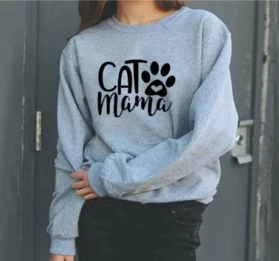 CAT MAMA Sweater Gift For Cats Lover CAT Mom Gift- Cats Mom Sweater -