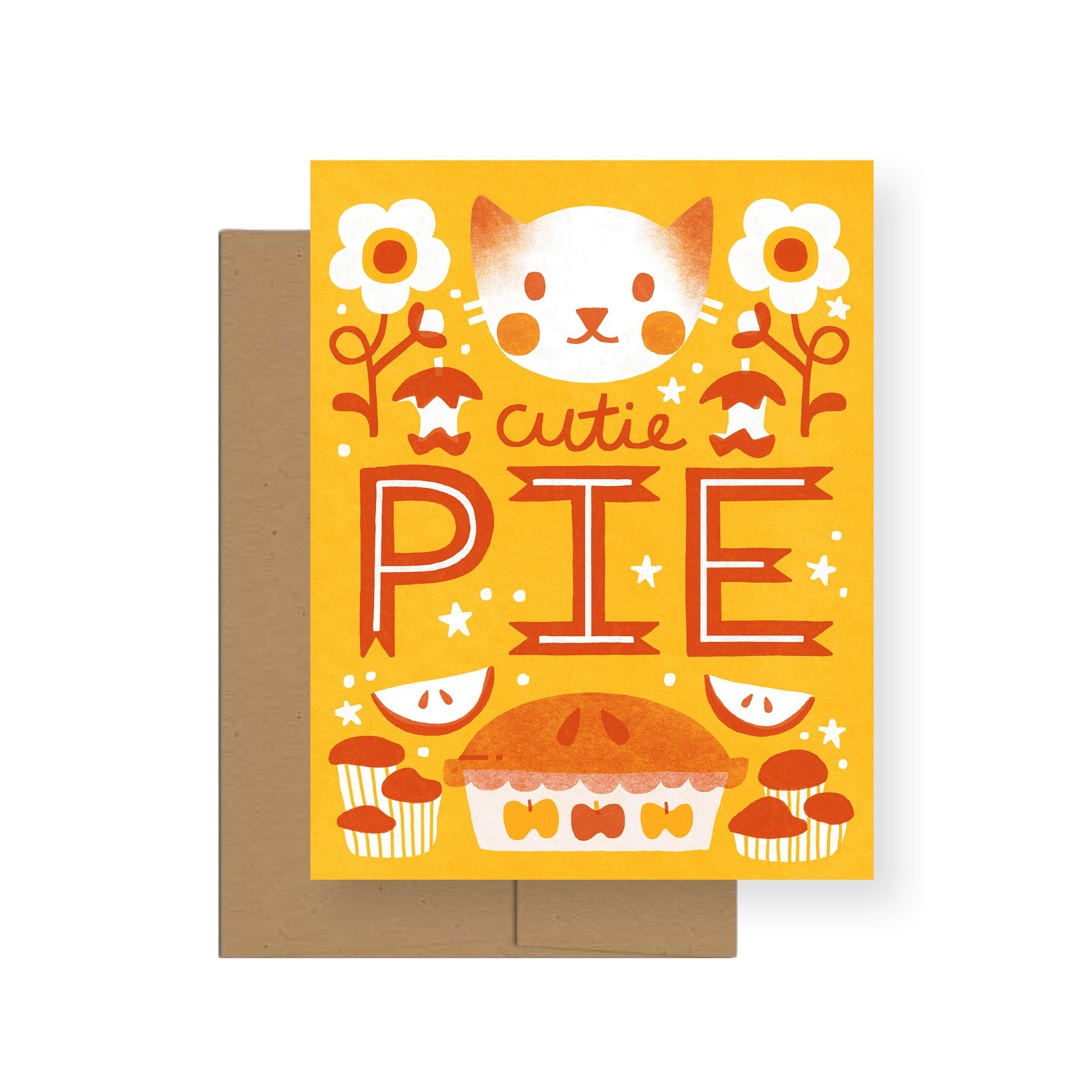 Cutie Pie — A2 Greeting Card