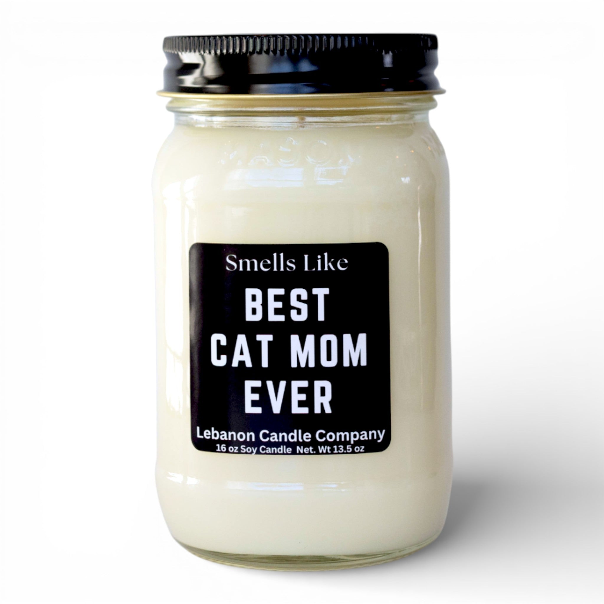 Best Cat Mom Ever Funny Candle