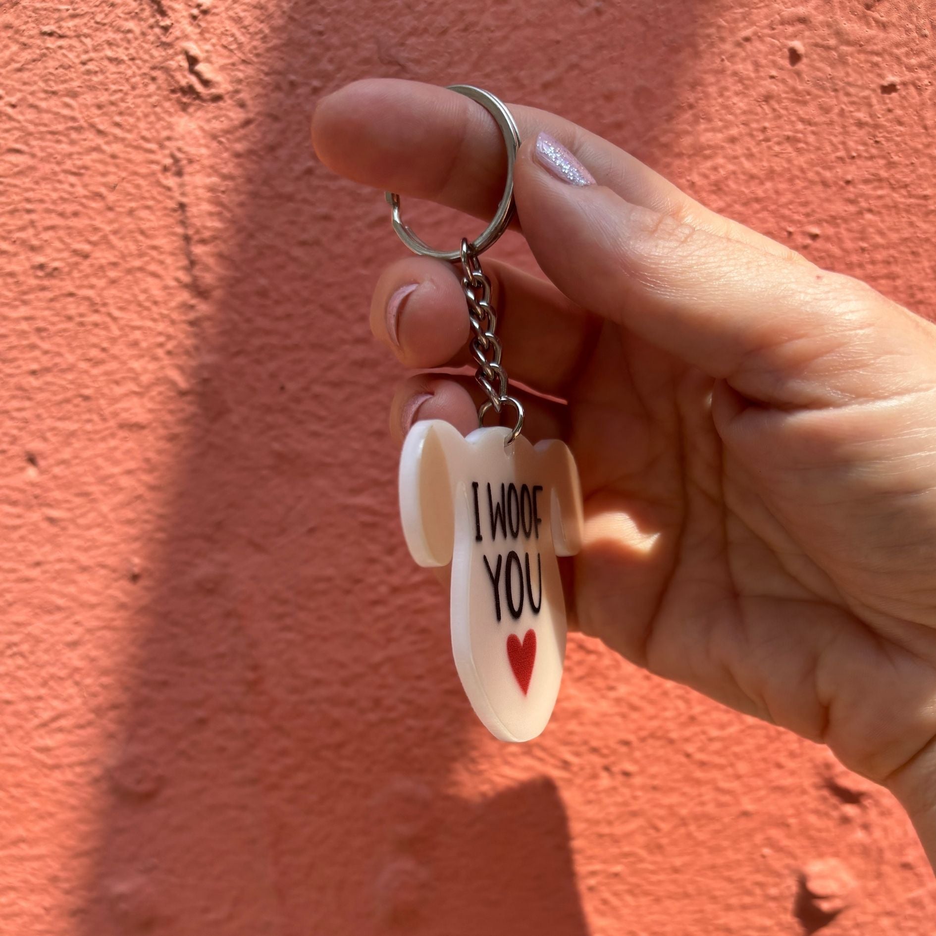 Dog & Cat Acrylic Keychains | 5 Style Options | Rescue Favorite Breed, I Woof You & Puppy Lover