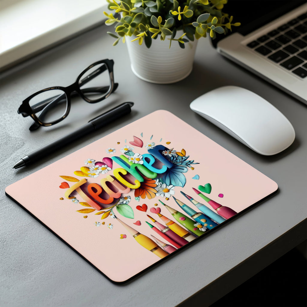School Teacher Non-Slip Computer Mousepad Mouse Pad