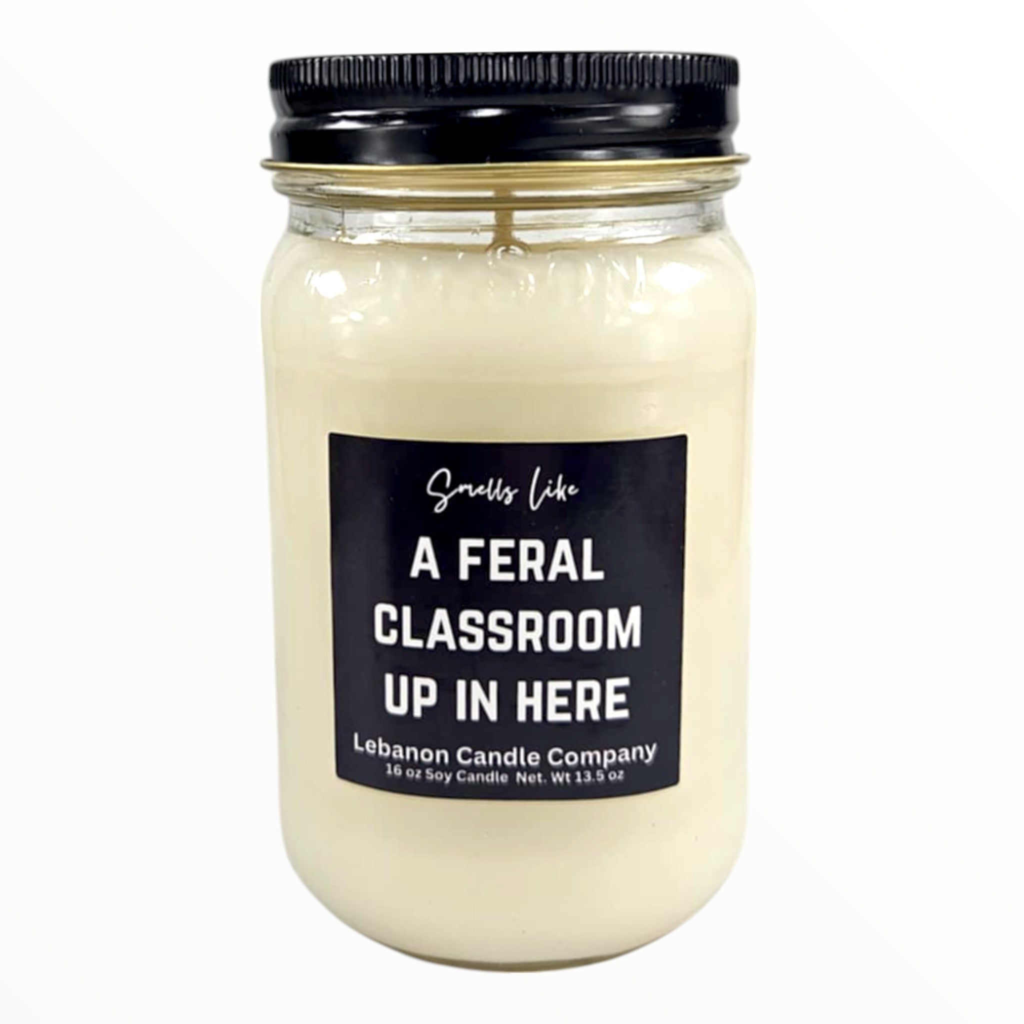 Feral Classroom Funny Teacher Candle