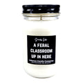 Feral Classroom Funny Teacher Candle
