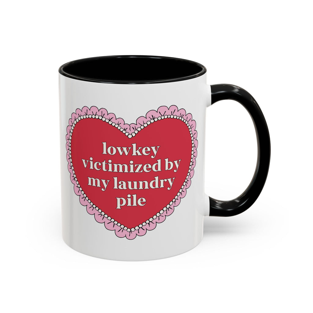 Lowkey Victimized by My Laundry Pile Coffee Mug