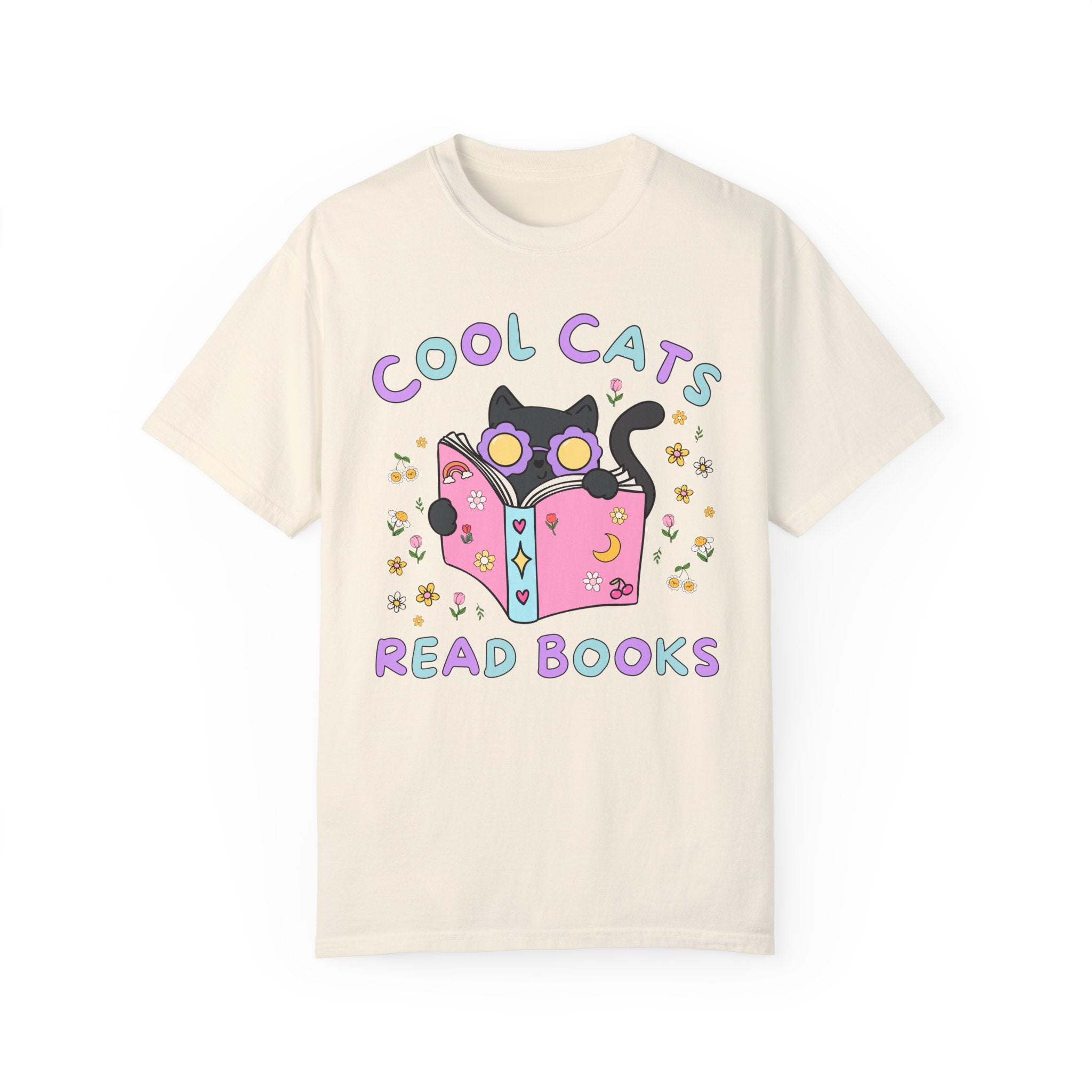 Cool Cats Read Books T-Shirt