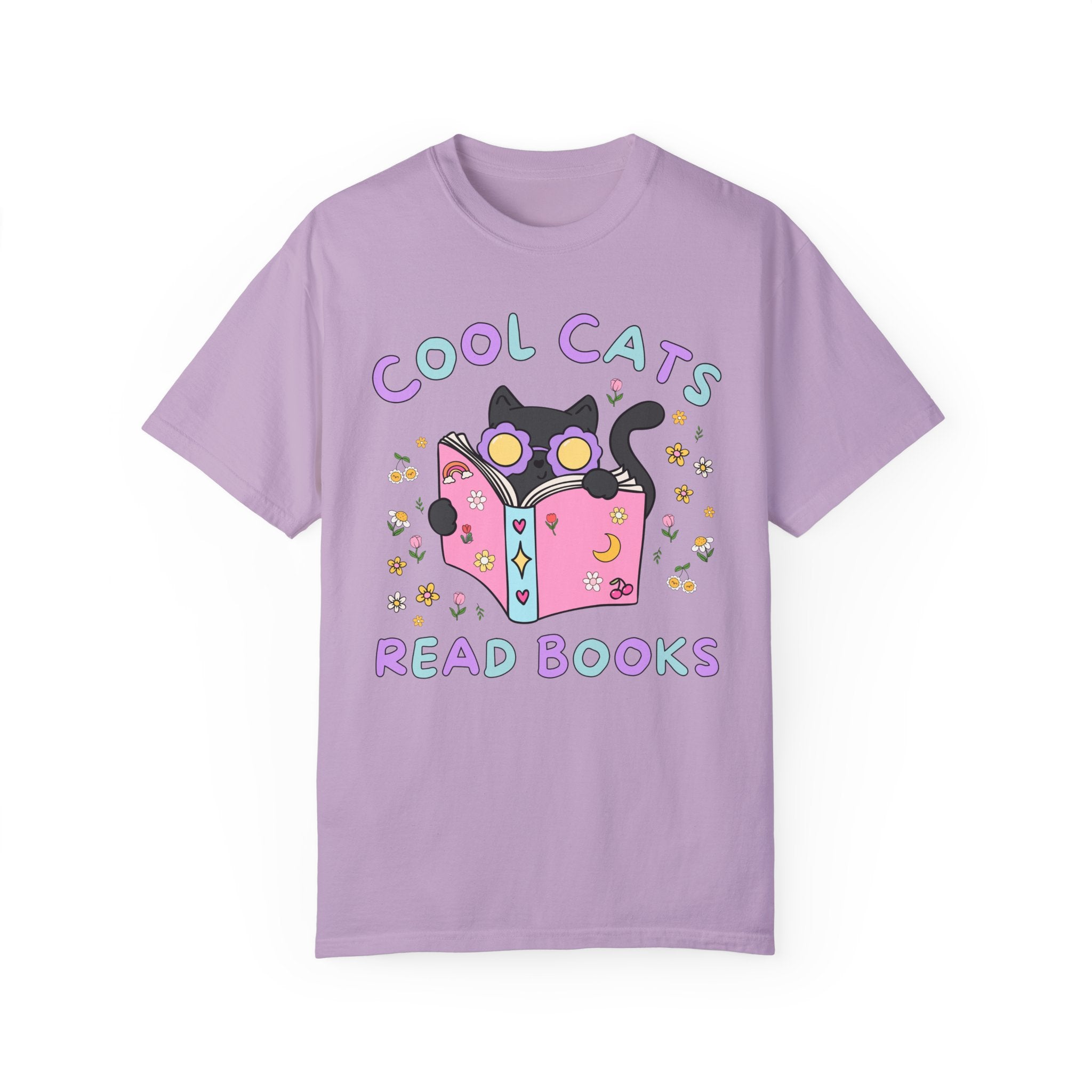 Cool Cats Read Books T-Shirt